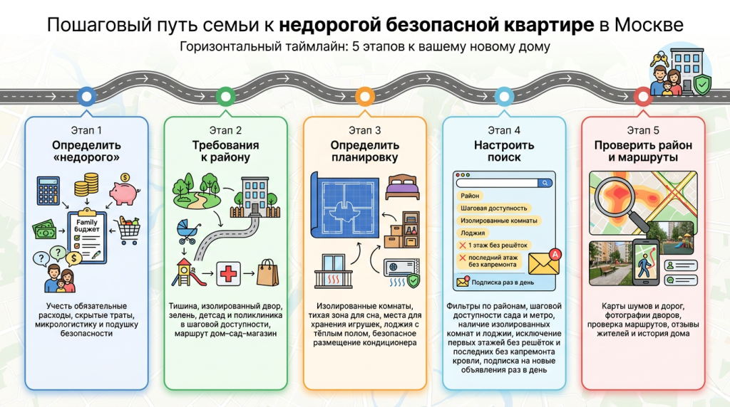 Пошаговый путь к недорогой квартире